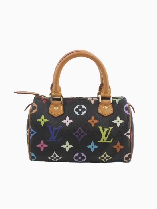 Louis Vuitton Handbags - Louis Vuitton Vintage Murakami Multicolor Mini Nano Speedy with Shoulder Strap
